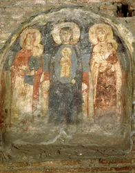 Madonna y Niño con Santa Ana, Isabel y Juan el Bautista